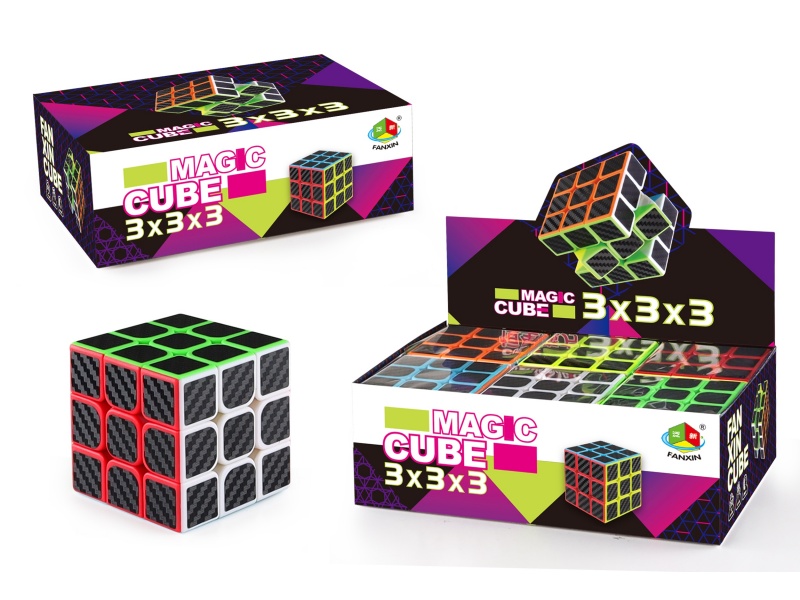 3×3×3 Carbon Fiber Rubik's Cube 6pcs