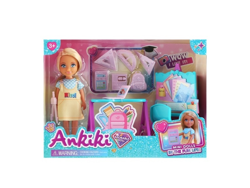 5-Inch Solid Doll (Plastic Piece In Two Colors, Random)