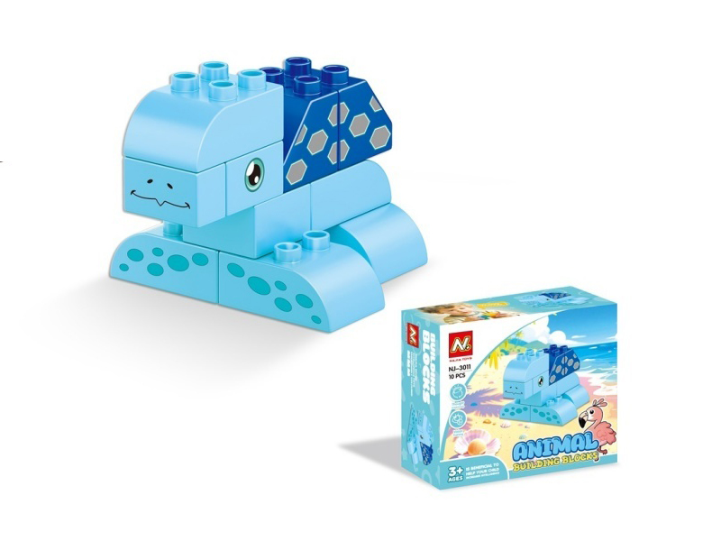 Building Blocks： Turtle 10 Pieces