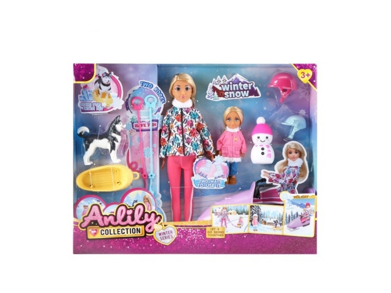 11.5-Inch Solid Doll (Brown Skin Color)