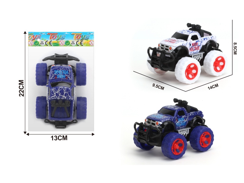 Inertia Pickup Lightning Pattern Off-Road Vehicle 1:43