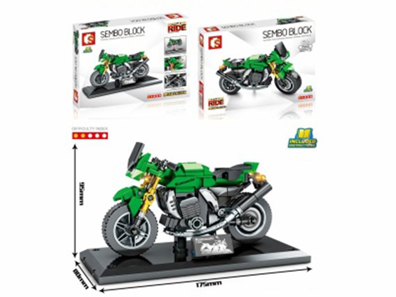 Motorcycle Building Blocks 227pcs