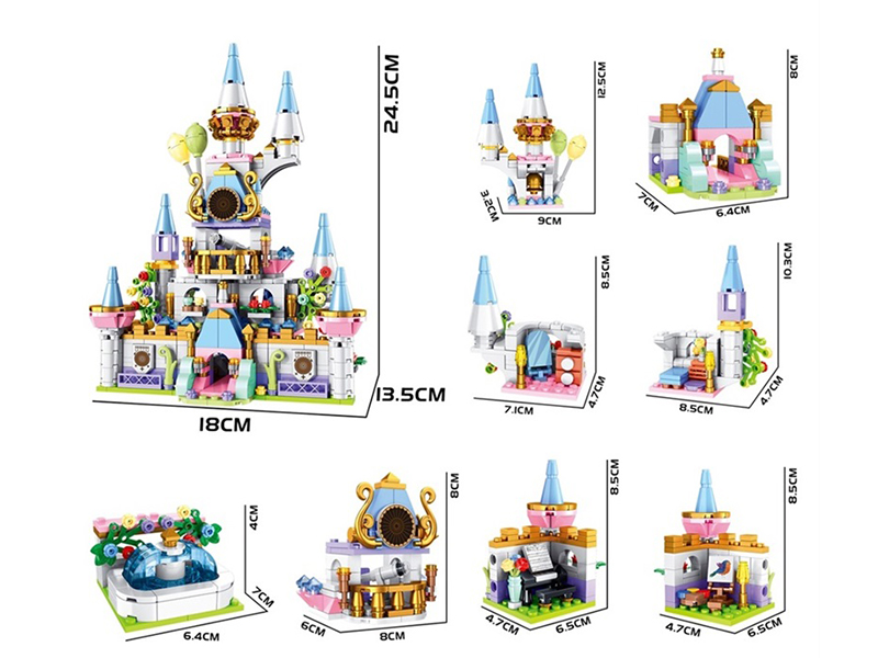 DIY Building Blocks - Fairyland Castle