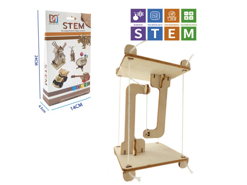 DIY Wooden Tensioning Structure Toy