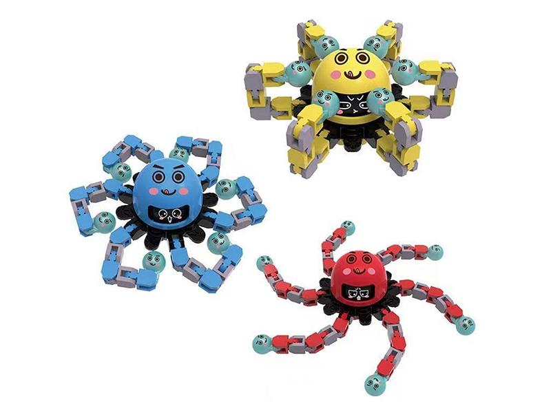 Changing-Face Fingertip Mechanical Top