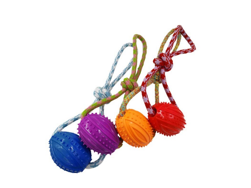 Cotton Rope Lanyard Rugby Pet Toy
