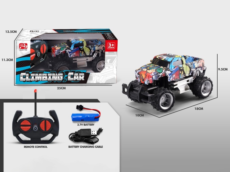 1:22 Graffiti Remote Control Cross Country Car