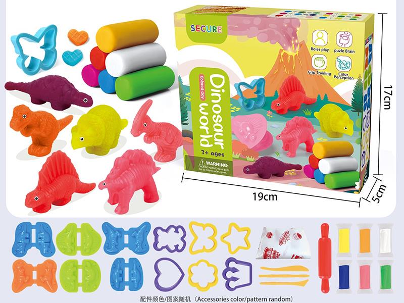 Dinosaur Word Play Dough Set 23pcs