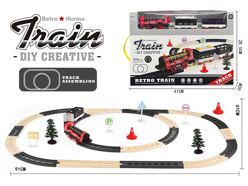 Retro Train Tracks