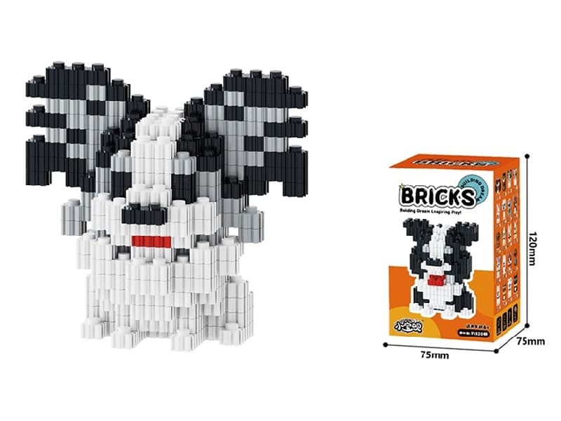 Black Butterfly Building Blocks 417Pcs