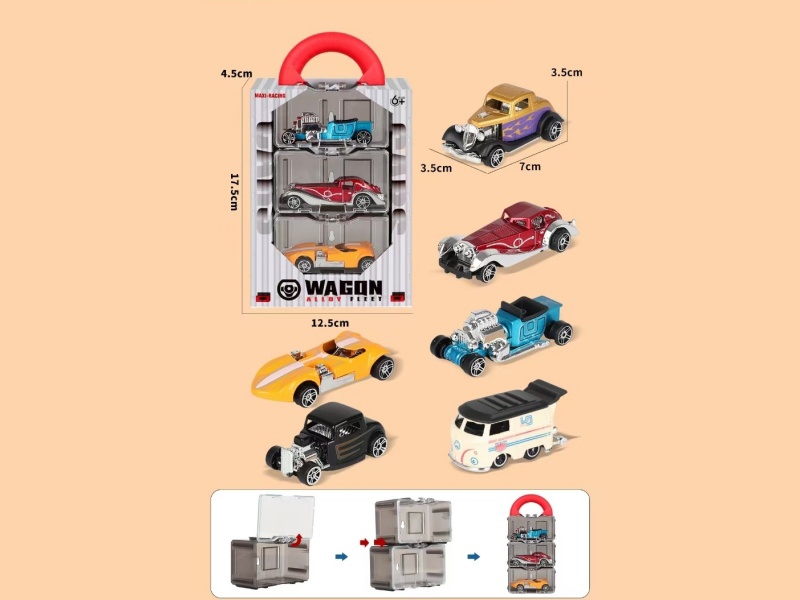 Alloy Roller Coaster Set Of 3 Pieces