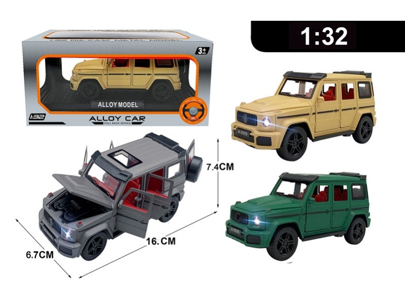 1:32 Alloy Model Stand Window Box Rebound Force/With Light And Sound, 3 Ag13 Batteries Included