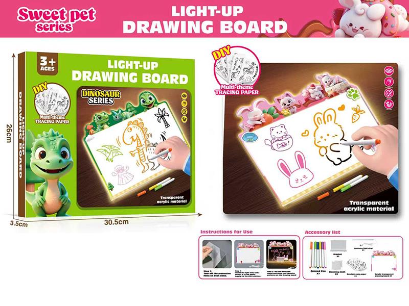 Light-Up Acrylic Drawing Board