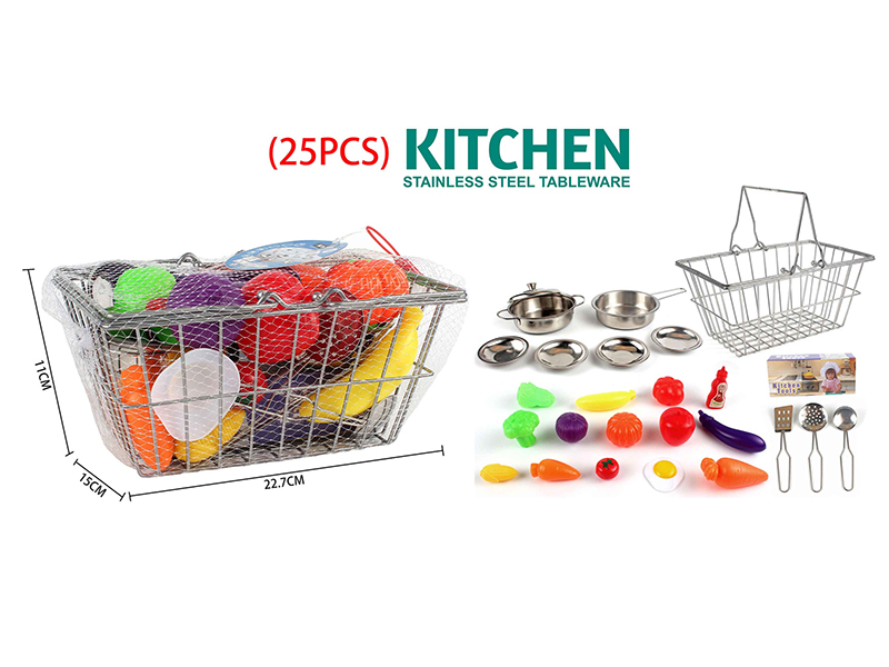 Stainless Steel Tableware Set 25pcs