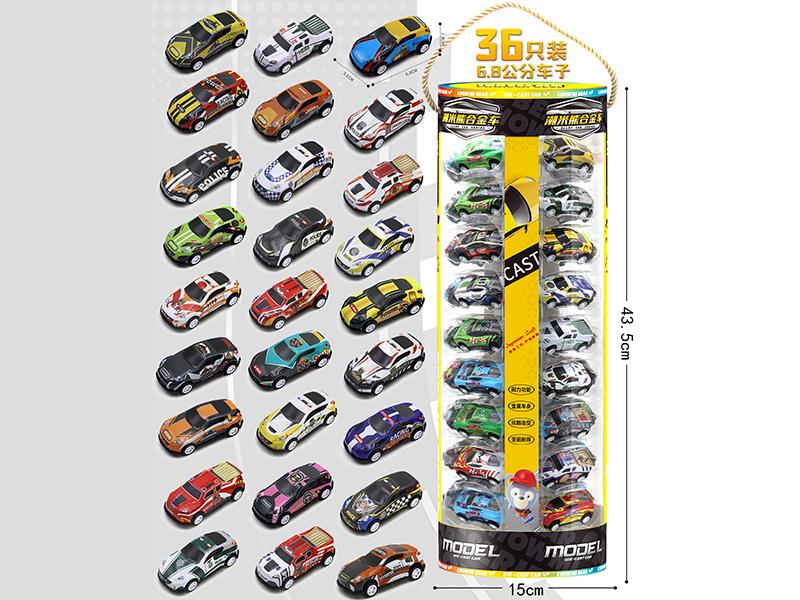 Alloy Racing Cars 36pcs