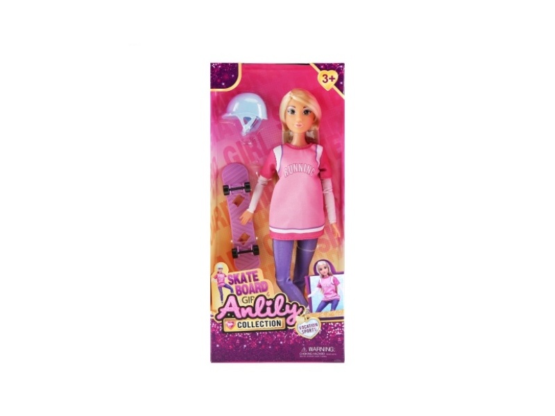 11.5-Inch Solid Doll (Brown Skin Color)