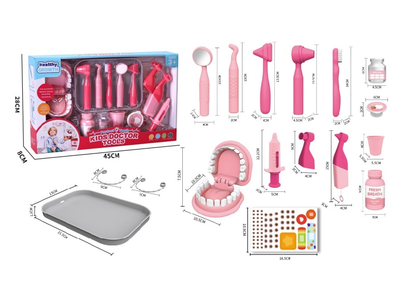 "Play House Girl Doctor Medical Equipment Set.