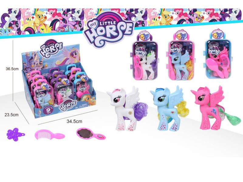 Elf Horse Large Suitcase