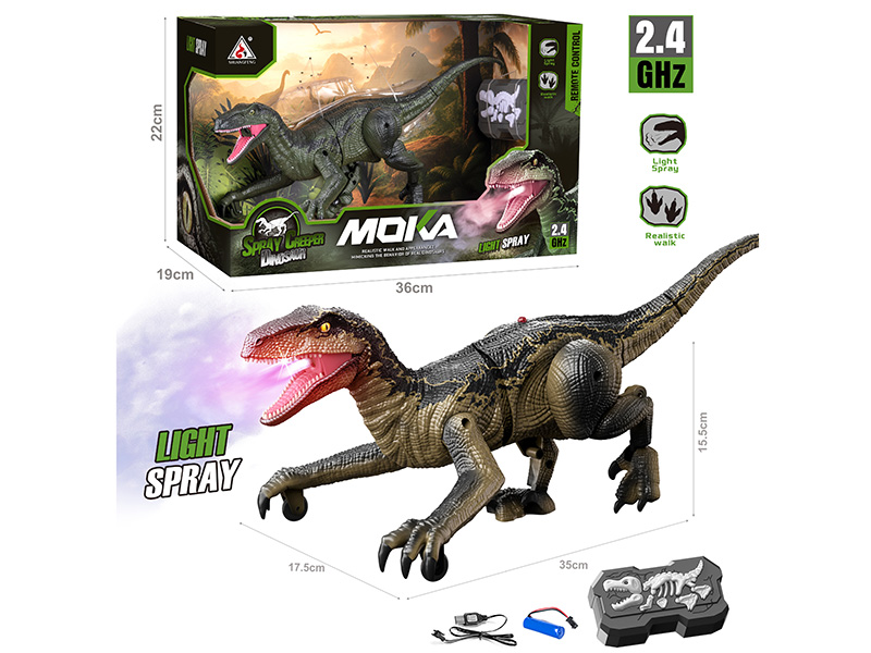 Remote Control Spray Dinosaur