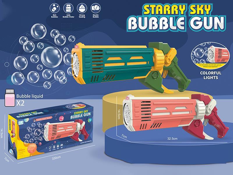 10 Holes Fully Automatic Starry Sky Bubble Gun
