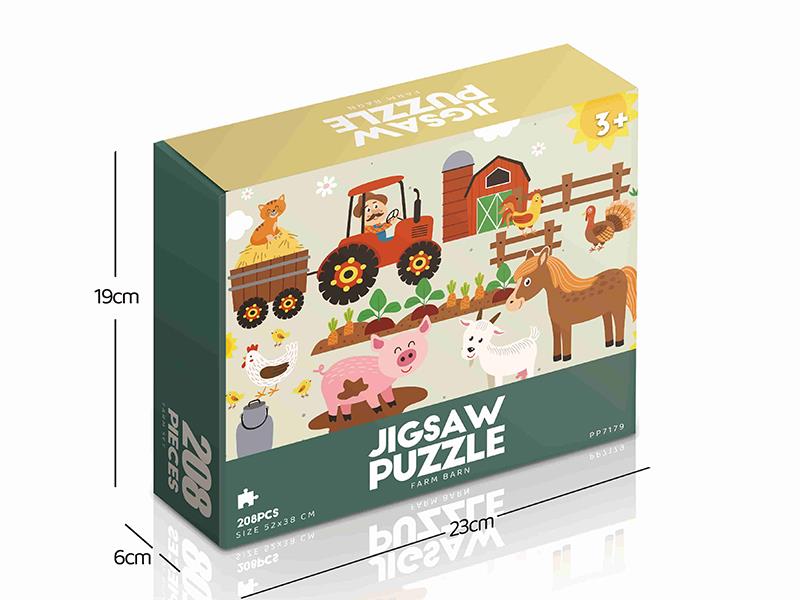 208pcs Jigsaw Puzzle - Farm Barn