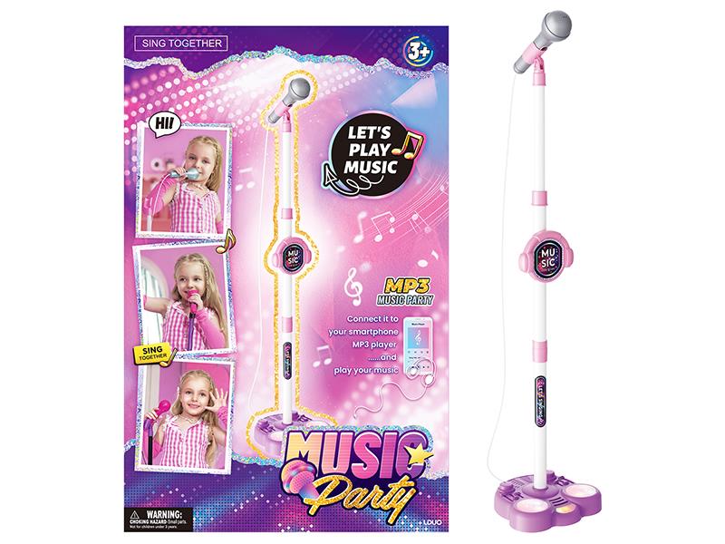 Microphone With Light And Music