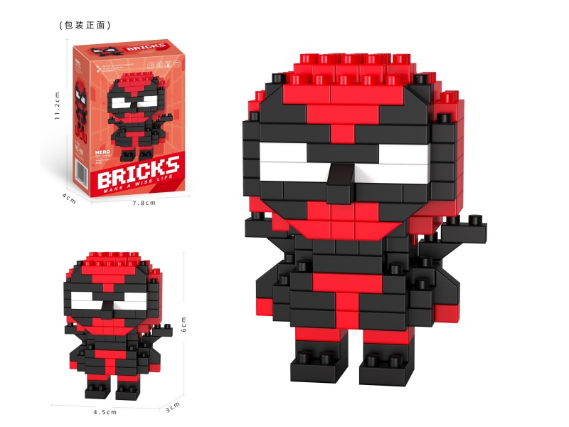 Building Blocks: 140 PCS Of Small Figurines