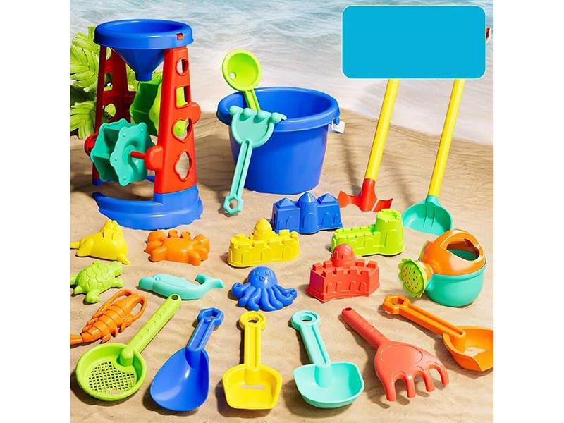 Hourglass Sand Bucket Beach Set 24pcs