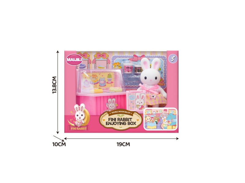 Finnie Bunny Mini Dessert Shop