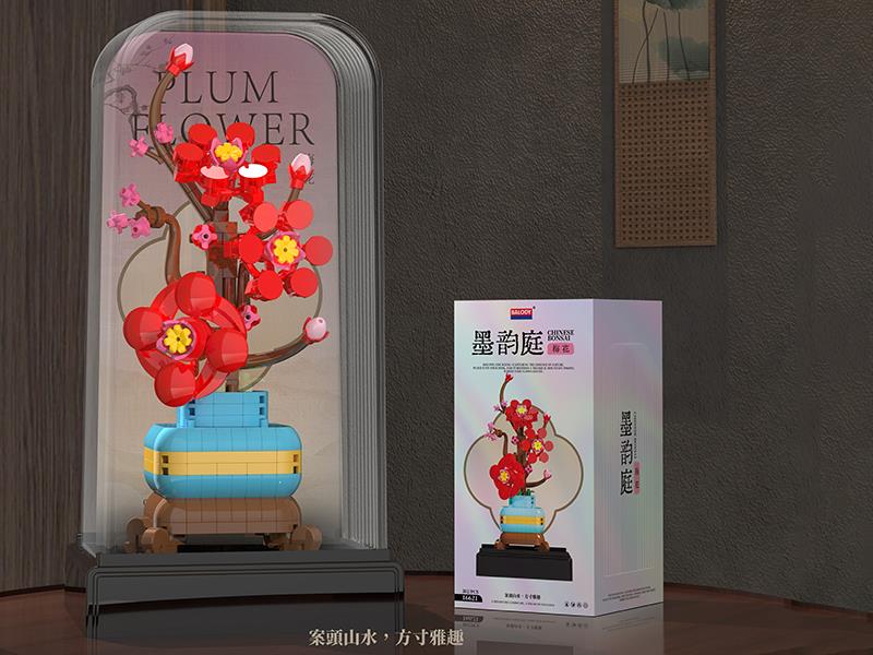 Plum Blossom Building Blocks 302PCS