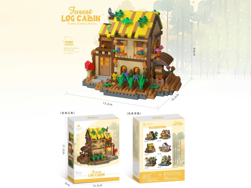 Building Blocks: Forest Secret Realm Theme - Garden Tree House 834 PCS