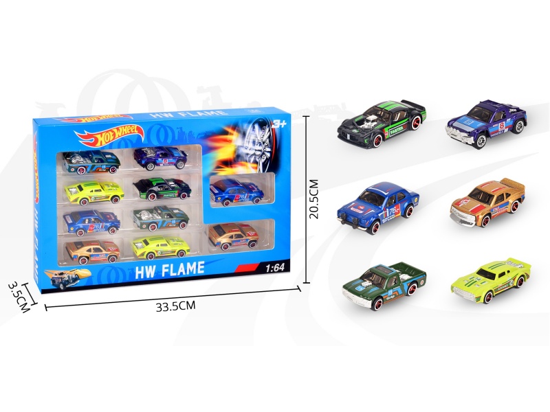 1:64 Alloy Car, 10 Pieces In A Box (Infringement)