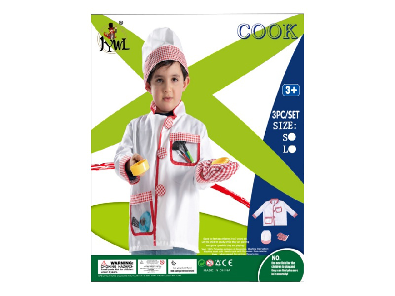 Children's Chef Cosplay Costume