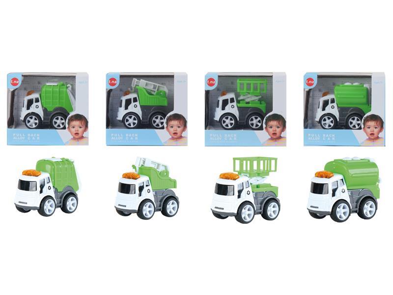 Q Version Alloy Sanitation Friction Vehicle