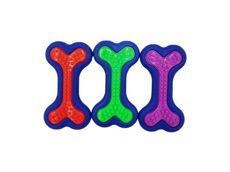 Two-Color Bone Pet Toys