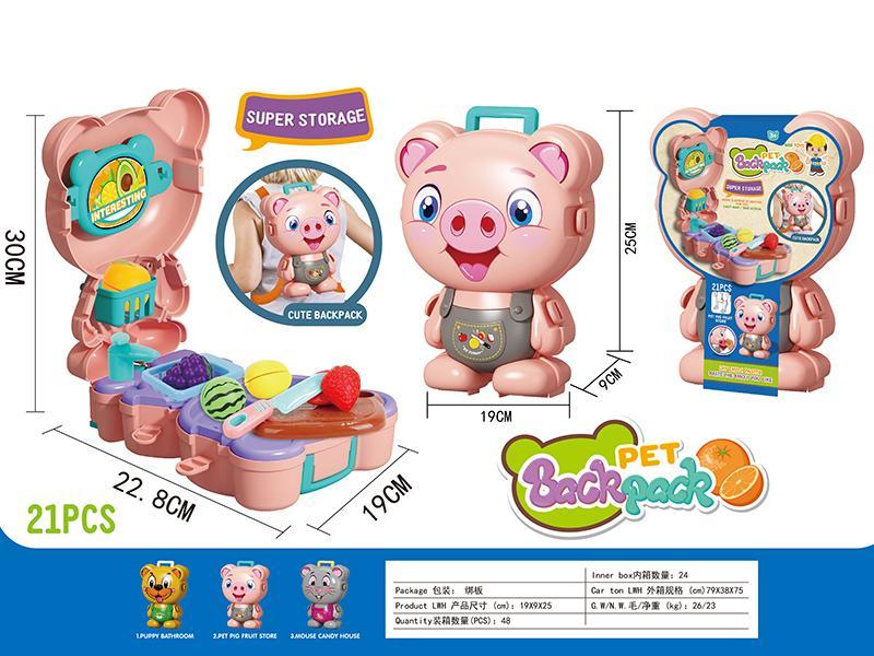 Fruit Store  Pet Backpack