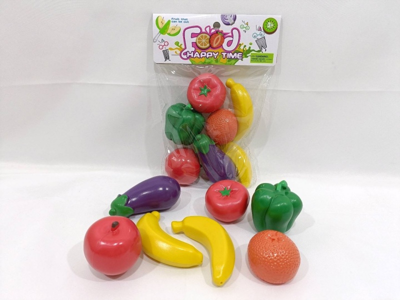 Tpr Soft Rubber Plays House With Fruits And Vegetables