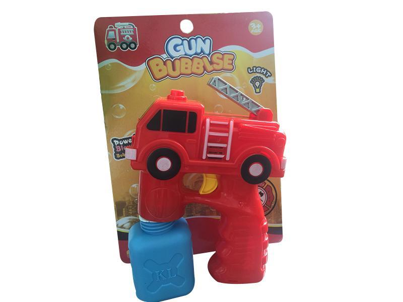 Solid Color Fire Control Bubble Gun（with light and music）1pcs Bubble