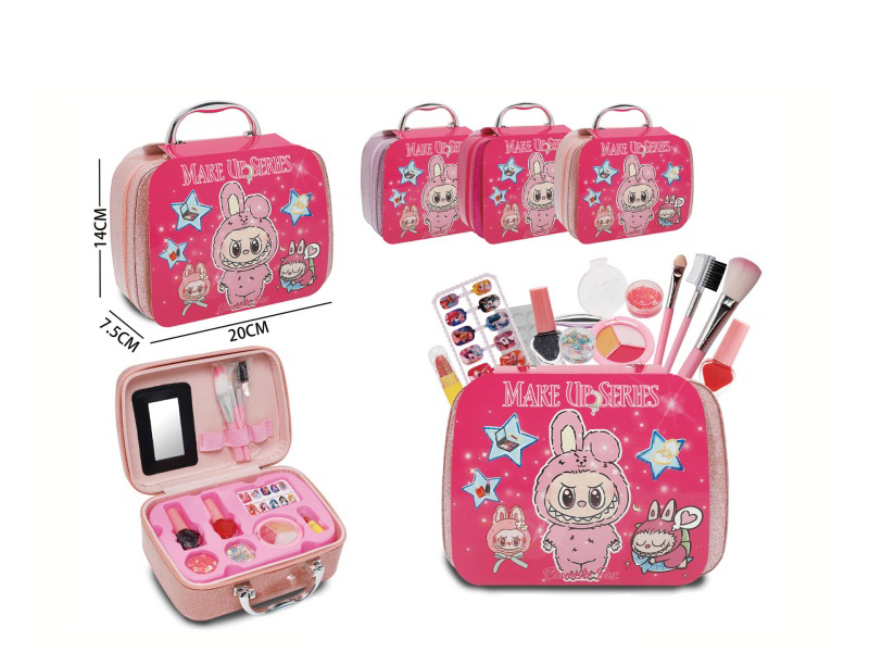 A Three-Color Mixed Bag Of Labub Hand-Held Makeup Bags