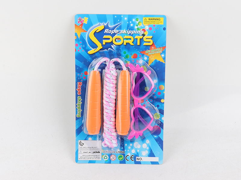 Rope Skipping + Glasses With Lenses