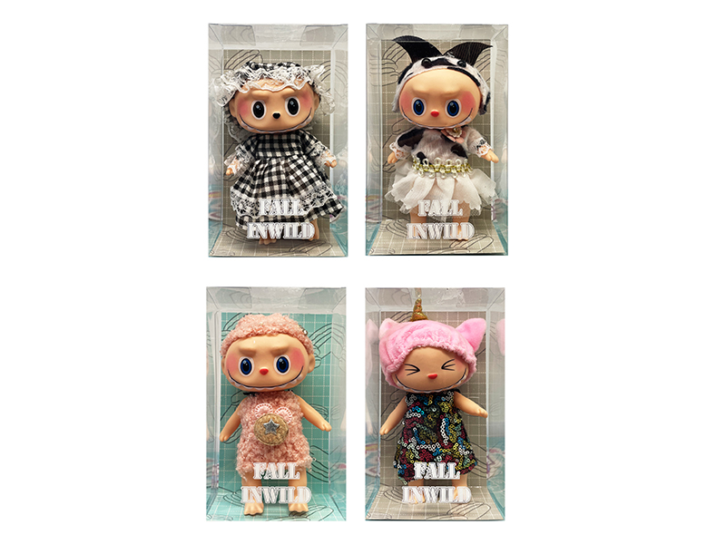 8" Plush Vinyl Labubu Doll