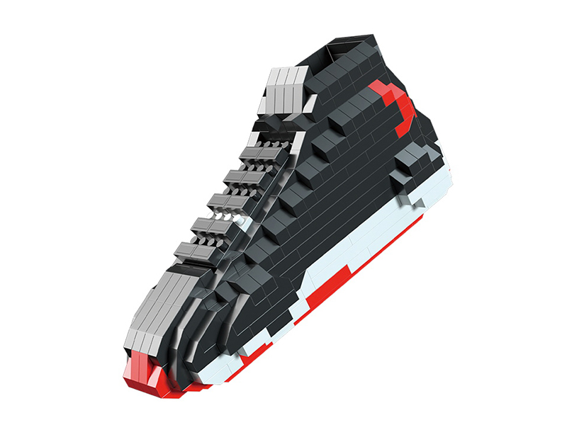 Black Mini Football Boots Building Blocks 367pcs