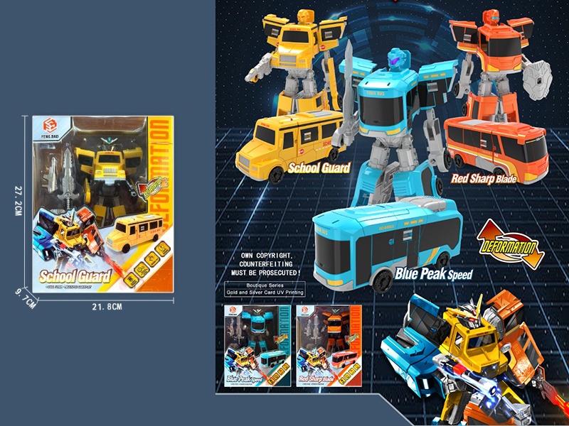 3 In 1 Transforming Bus