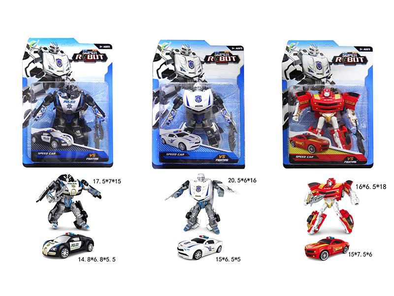 Bugatti/Chevrolet Transformation Car Robot Toy