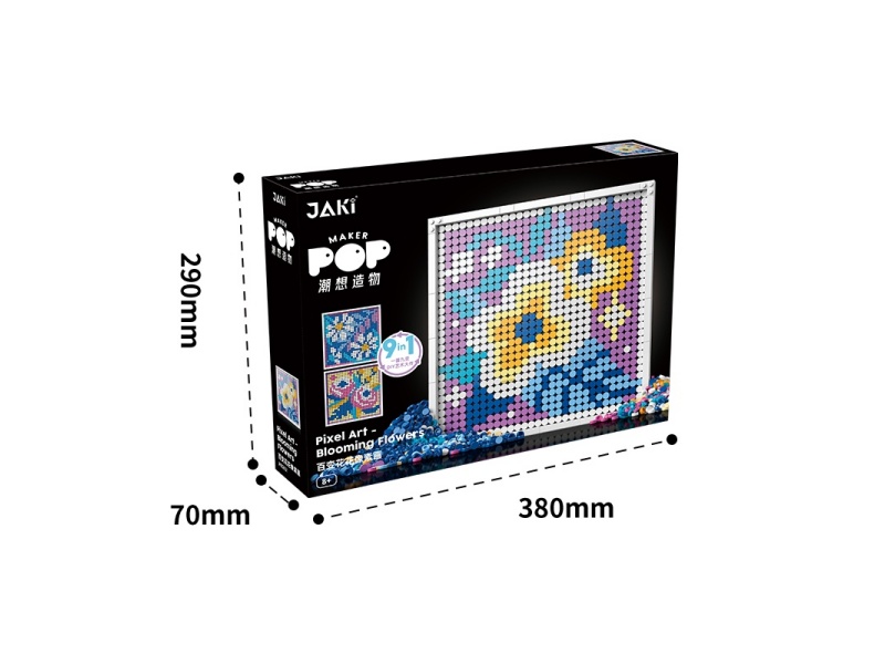 Building Blocks: Pixel Art Of Ever-Changing Flowers