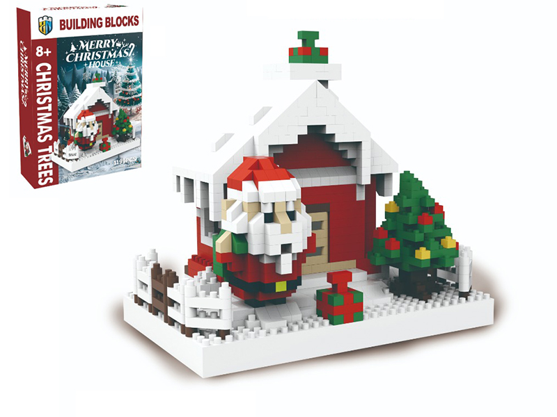 Christmas House Building Blocks