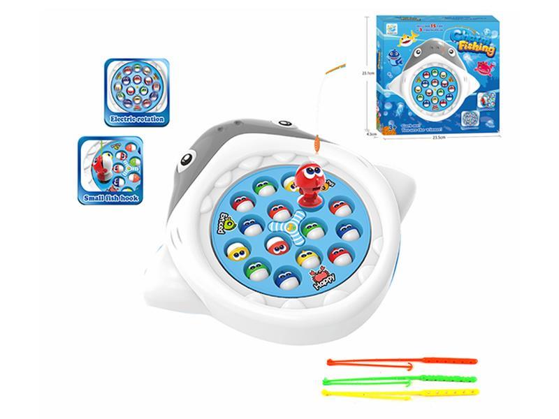 B/O Shark Music Fishing Plate (15 Fish)