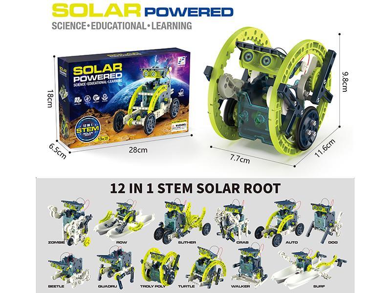 12 In 1 Solar Car