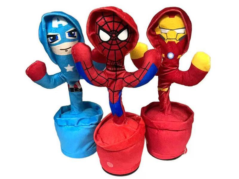3 Style Swing Captain America/Spider-Man/Iron Man Cactus