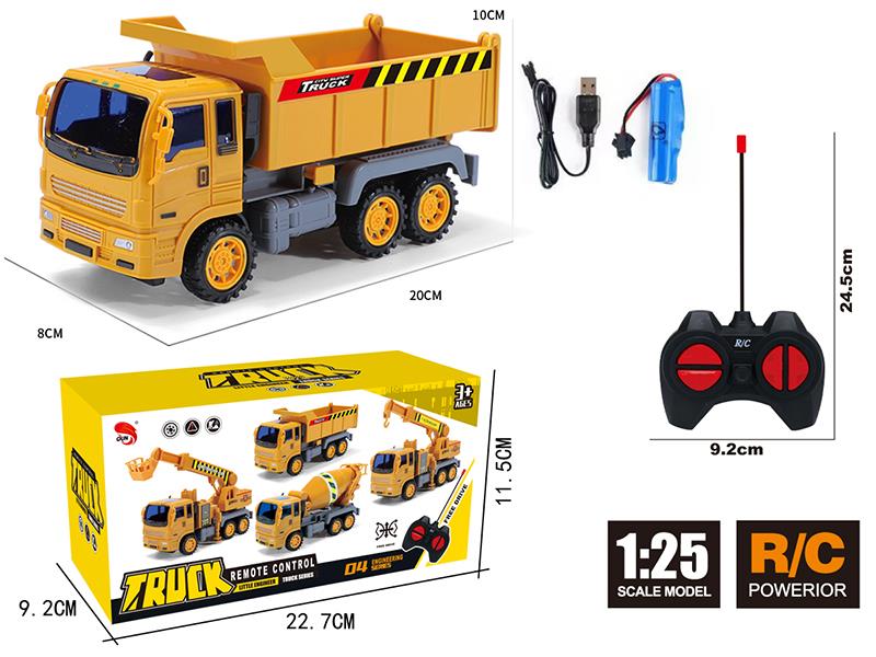 4-Channel Remote Control Dump Truck